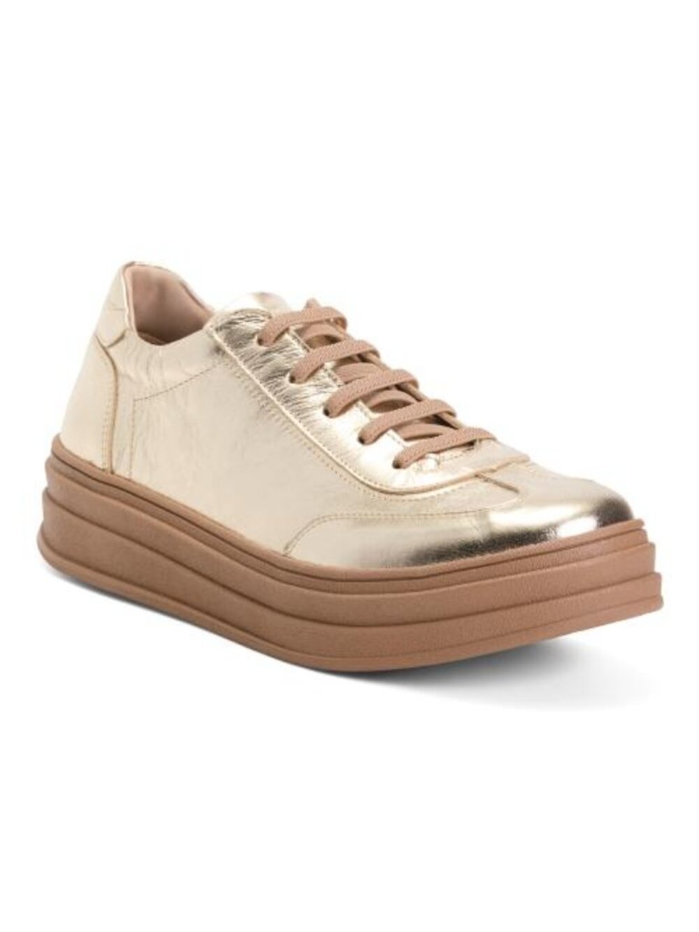 CHOCOLAT BLU Made In Brazil Leather Varen Platform Sneakers